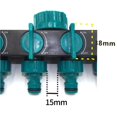 thumbnail image 4 of Adaptador De Riego Divisor De Manguera Conectores De Manguera De Agua De 4 Vías Conectores De Grifo De Rosca Hembra Minnieouse HA018498-00, 4 of 7