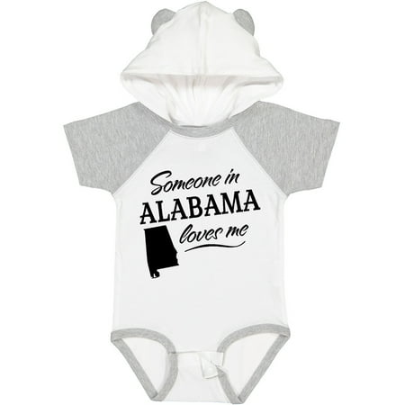 

Inktastic Someone in Alabama Loves Me Gift Baby Boy or Baby Girl Bodysuit
