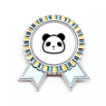 thumbnail image 1 of Panda animal, Panda peluda, gatita bonita. Insignia broche Medalla ganadora, 1 of 3