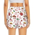 thumbnail image 2 of Lsque Cute Animal Printed Women's Running Shorts with Liner Pockets,Elastic Quick Dry Workout Athletic Gym Yoga Shorts,Womens High Waist Shorts-Medium, 2 of 9