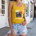 thumbnail image 6 of Rotm Usa Sleeveless V Neck Shirt 250th Anniversary USA Shirts Womens United States 250 Anniversary Tank Tops America 1776-2026 Patriotic Eagle Vest Yellow,3XL, 6 of 7