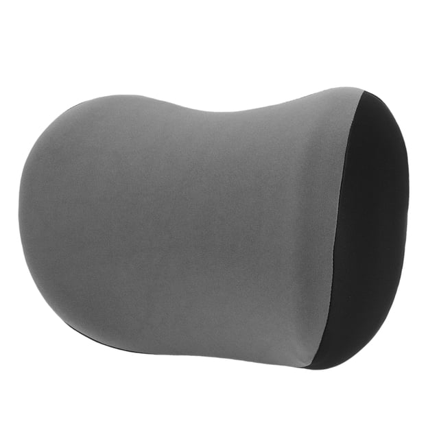 Almohada para el cuello de automóvil Unique Bargains, cojín para reposacabezas de asiento de automóvil, almohada para el cuello y la espalda, espuma viscoelástica de poliéster, negro y gris
