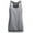 Gray, variant on TRUBKH Tank Top for Women Workout Tops for Women Racerback Tank Tops for Women Long Tank Tops for Women Round Neck Wrinkled Racerback Workout Tank Top Blouse Crop Tank Tops for Women Black M