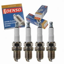 4 pc DENSO Standard U-Groove Spark Plugs compatible with Honda Civic 1.5L 1.6L L4 1988-1991