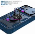 thumbnail image 6 of iPhone 13 Pro Max 5G Case with Slide Camera Cover Military Grade Heavy Duty Shockproof Three-Layer Case with 360°Ring Stand for iPhone 13 Pro Max 6.7"-Blue, 6 of 16