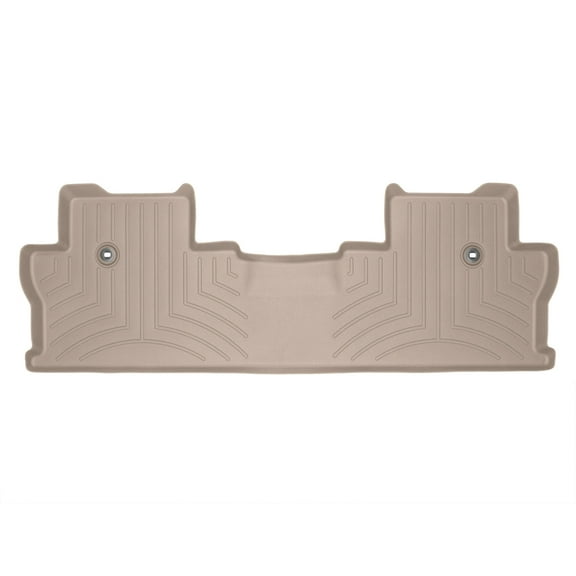 WeatherTech Custom Fit FloorLiners compatible with 2017-2026 Honda Ridgeline - 2nd Row, Tan