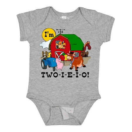 

Inktastic TWO-I-E-I-O Gift Baby Boy or Baby Girl Bodysuit