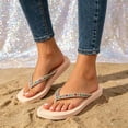 thumbnail image 5 of jiaxiM Flip Flops for Women Beach Thong Sandals for Women Wide Elegant Outdoor Slippers for Women Non- Arch Support Sandals for Women Rubber Sole Orthofeet Shoes for Women, 5 of 9