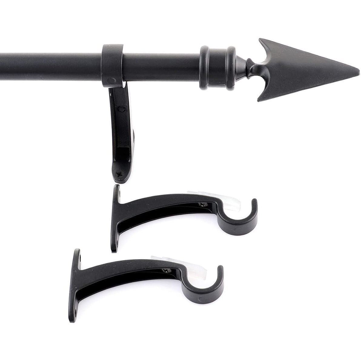 Jayanita Exports Pvt. Ltd Deco Essential 3/4 Inch Curtain Rod for Windows & Doors Curtains