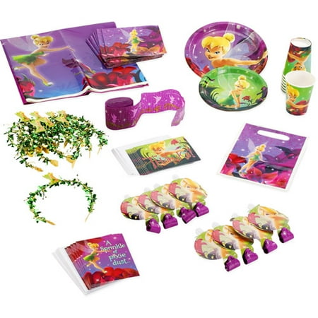 Tinker Bell Birthday  Party  Supplies  Pack for 8 Walmart  com