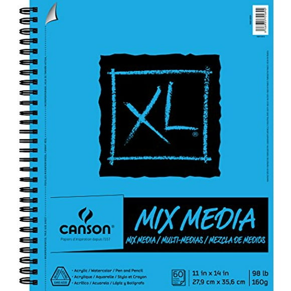 DIXON TIC/ CANSON 100510929 XL MIX MEDIA WB 60 MICRO PERF SHEETS 11X14