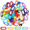 thumbnail image 1 of 200 etiquetas de identificación para llaves, tarjetas de embarque, etiquetas para maletas, anillos con etiqueta para coche, 1 of 1