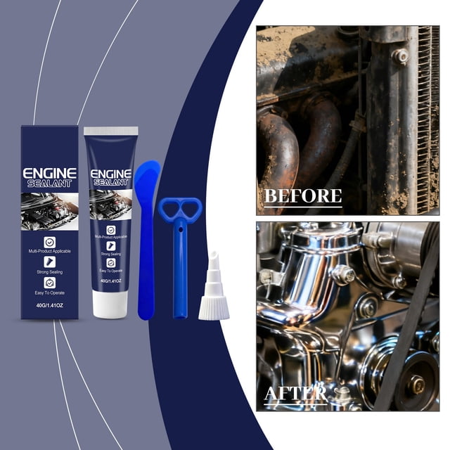 High Temperature Engine Sealant Gasket Maker For Automotive And Metal Bonding 40g