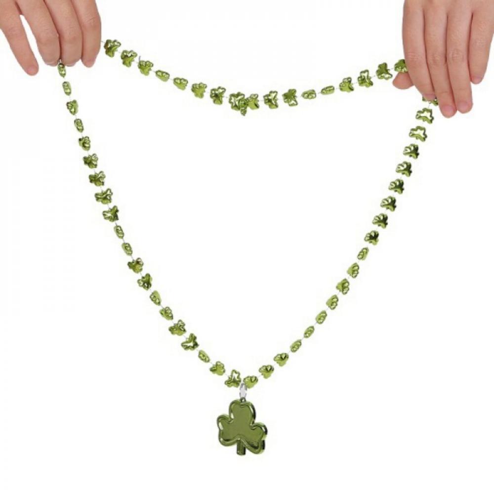 Details about / Shamrock St Patrick/'s Day Necklace with cup