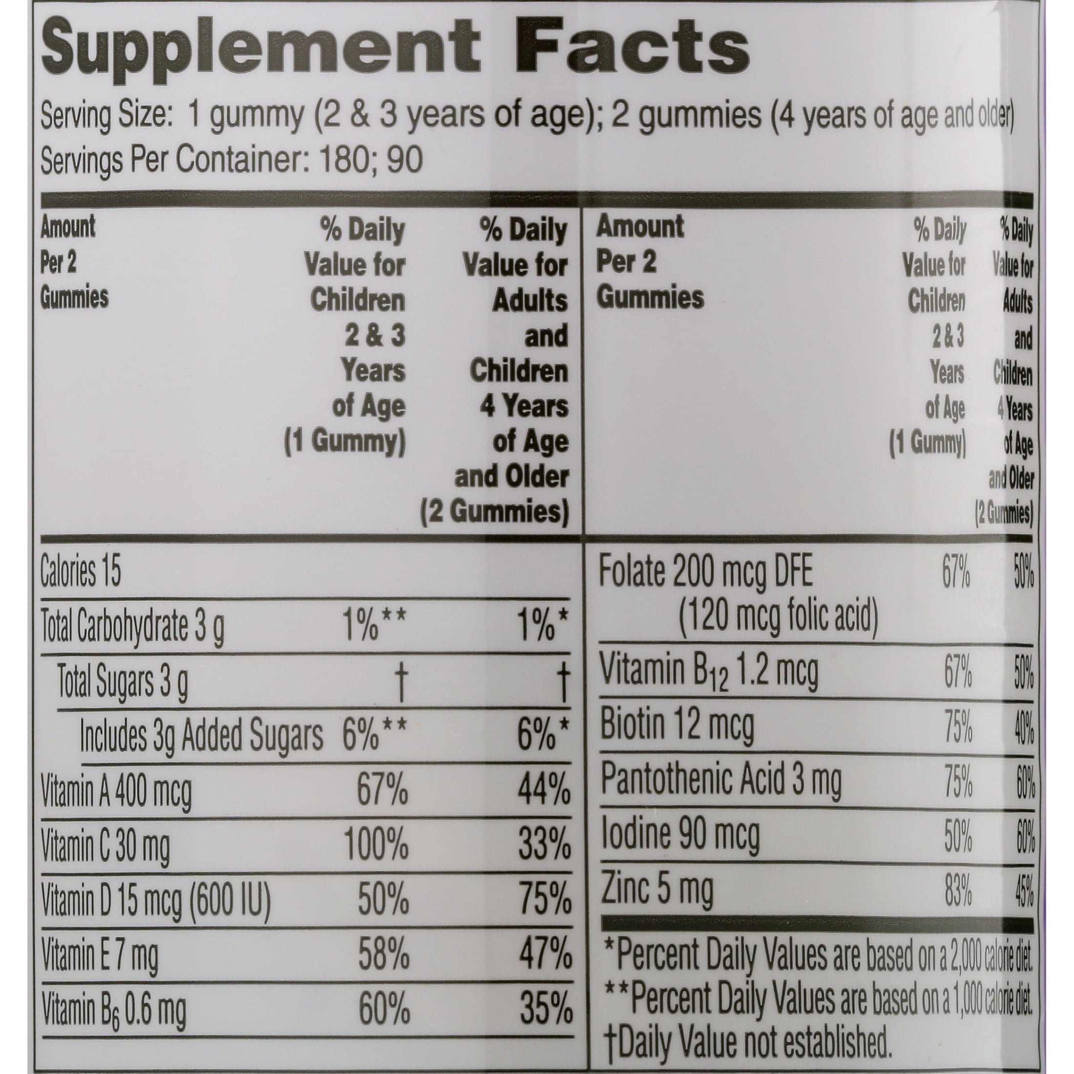 One a Day Kids Trolls Gummies Multivitamins for Children, 180 Count