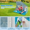 thumbnail image 4 of Gymax Convertible Beach Tent for 2-4 People w/ Roll-Up Windows Dual Side Flaps, 4 of 10