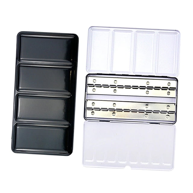 Paleta de acuarelas BLESIY caja de lata Bandeja de acuarelas artesanal para artistas
