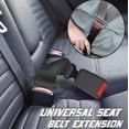 thumbnail image 3 of Paquete de 2 cinturones de seguridad extensor de cinturón de seguridad de coche Universal correa de extensión de cinturón de seguridad ajustable 23cm, 3 of 4