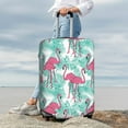 thumbnail image 7 of Hirioo Flamingo for Elasticity Suitcase Cover (No luggage Included) Durable Luggage Protector Fits 18-32 Inch Luggage-Large, 7 of 7