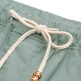 thumbnail image 3 of Ginsiom Mens Linen Shorts Casual Fit Summer Beach Shorts with Drawstring, 3 of 6