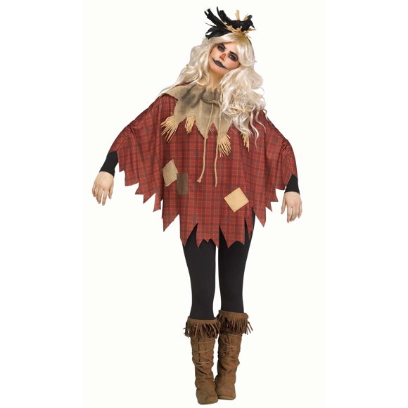 Women's Plus Size Scarecrow Poncho