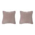 thumbnail image 4 of Cotton Handwoven Textured Cushion Dusty Rose - Set of 2, 4 of 4