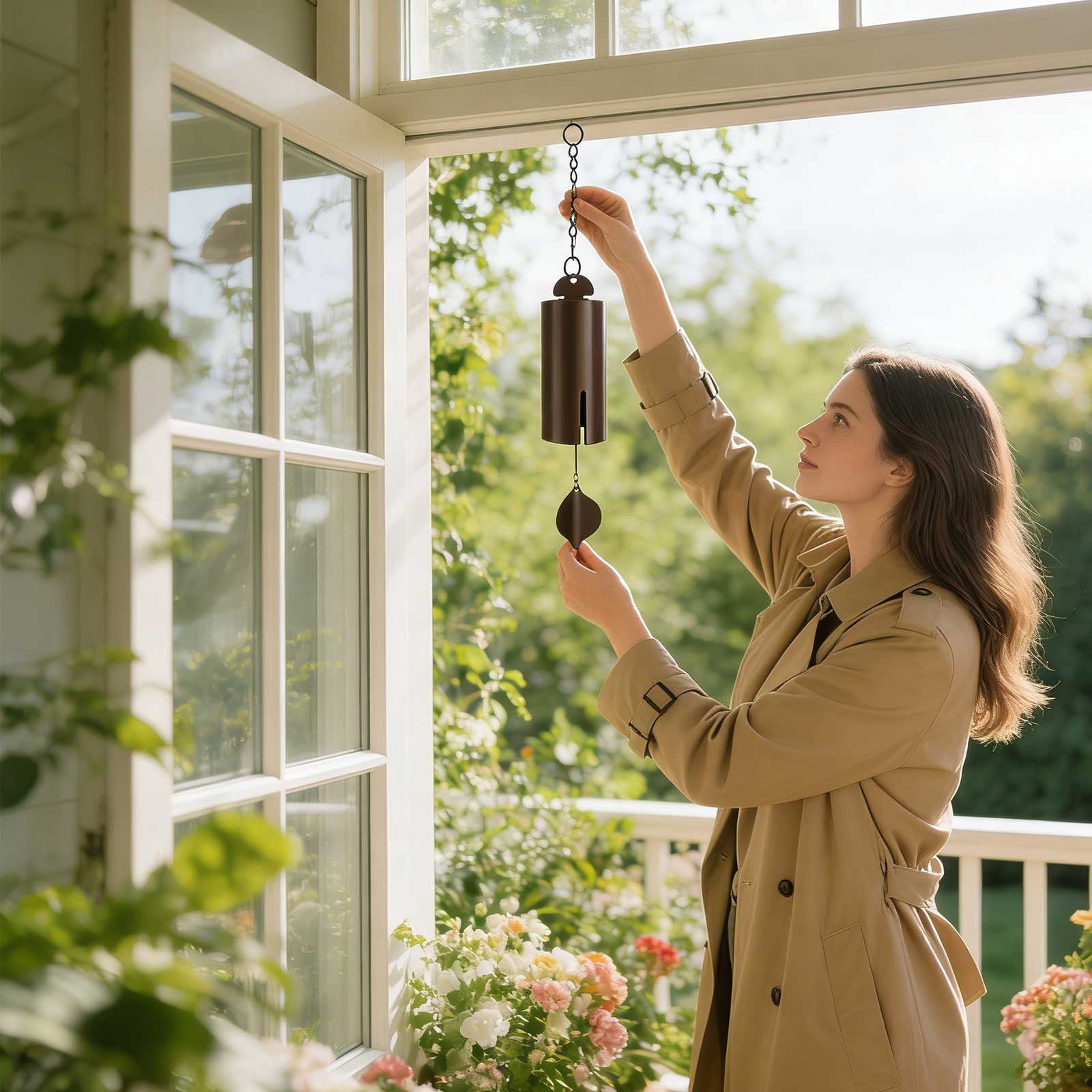 TSV Wind Chimes for Outside, Deep Tone Heroic Windbell, Deep Resonance Serenity Bell, Windchimes Outdoors Decor for Patio Yard Porch Garden