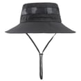 thumbnail image 4 of jiaxiM Sun Hats for Women Men UPF 50+ Bucket Hat Lightweight Wide Brim Sun Hat Breathable And Foldable for Hiking Fishing Beach, Packable Outdoor Hat for Travel, 4 of 7