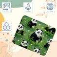 thumbnail image 3 of Panda Gaming Mouse Pad Desk Mat Desk Pad, Non-Slip Rubber Bottom, Printed, Square 8.3x9.8 Inch - Suitable for Office and Gaming, 3 of 6