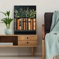thumbnail image 5 of Qisvanset 12x16 Inch 2D Flat Framed Canvas Art, Peeking Baby Bear Watercolor Woodland Kid Nursery Home Wall Art, 5 of 5