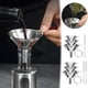thumbnail image 1 of Juego de embudo de cocina de acero inoxidable | Metal de grado alimentario | Pack de 4 y 5 pack | Tamaños pequeños, medianos y grandes | Fácil de limpiar y apto para lavavajillas | Rellenar, 1 of 8