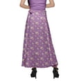 thumbnail image 4 of Moomaya Jupe Longue en Rayonne Imprimée pour Femmes Grande Taille Jupe Maxi à Taille Nouée, 4 of 6