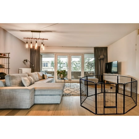 UPC: 0810602020609 | Go Pet Club GH40 40 in. Heavy Duty Pet Play And Exercise Pen With 8 Panels