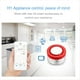 thumbnail image 3 of Kit de de Alarma de Seguridad para el Hogar Inteligente Tuya, Alarma Antirrobo Inalámbrica WiFi, Sensor de Movimiento para Puerta y Tienda., 3 of 5