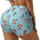 thumbnail image 1 of Balery winter cow cute Pantalones cortos de entrenamiento estampados para mujer, sin costuras, ajustados, para gimnasio, yoga, correr, deportes, ejercicio activo, fitness.-X-Large, 1 of 8