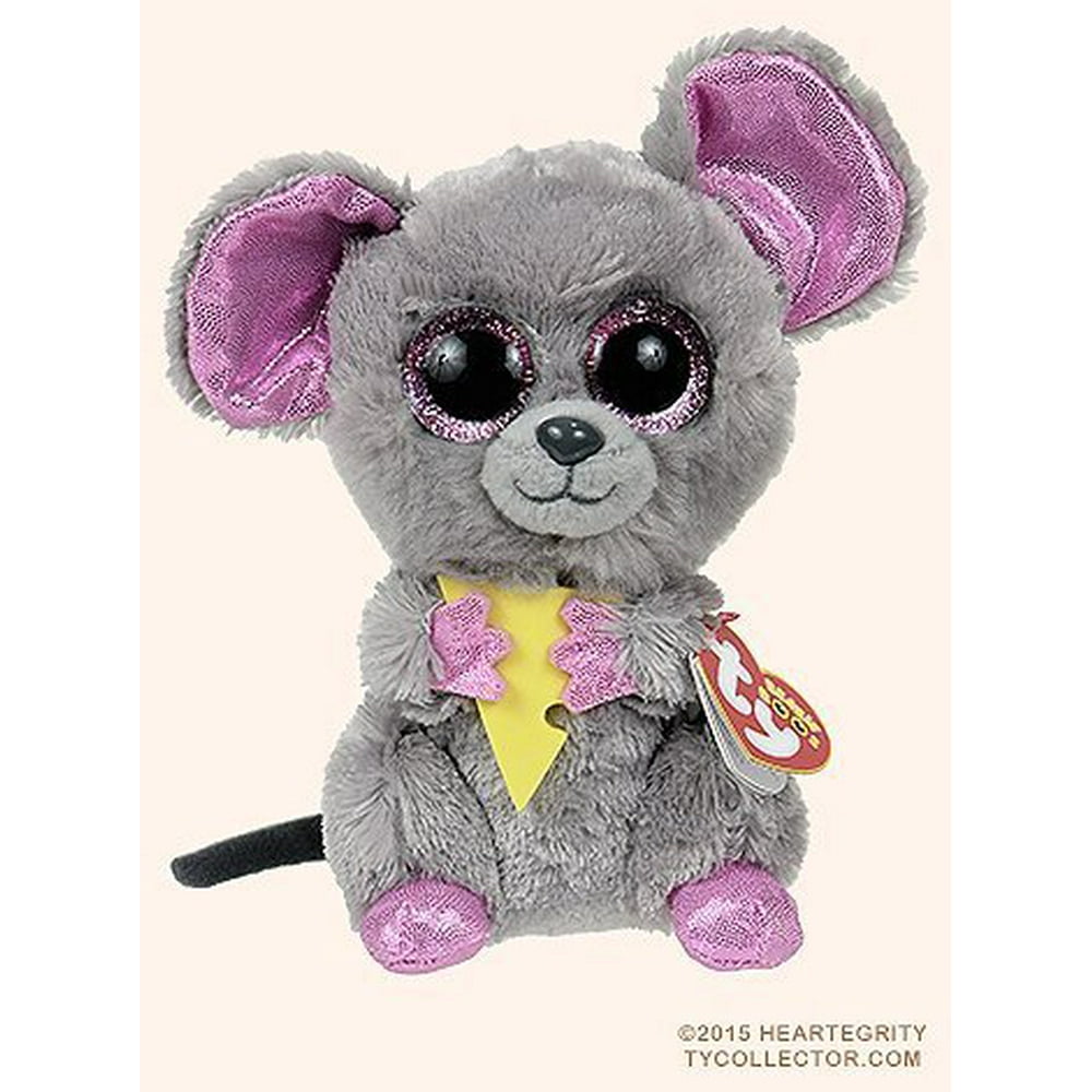 New Ty Plush Animals Beanie Boos Squeaker Mouse 15Cm6 Cute Ty Big Eyed