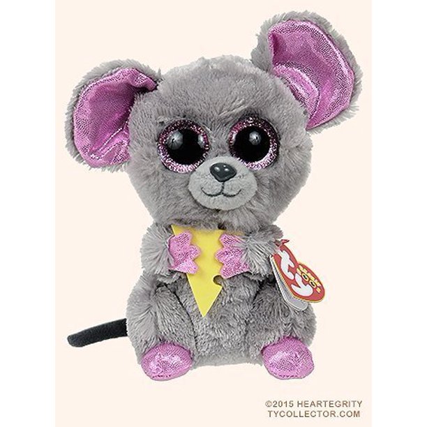 New Ty Plush Animals Beanie Boos Squeaker Mouse 15Cm6 Cute Ty Big Eyed