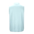 thumbnail image 6 of Mens V Neck Knitted Sweater Vest Sleeveless Button Down Cardigan Classic Business Casual Gilet Spring Fall Sky Blue M, 6 of 10