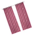 thumbnail image 2 of 1 Pc Simple Fashion Window Curtain Silver Stars Moon Blackout Curtain Heat Insulation Punching Curtain - 100x130cm (Pink), 2 of 4