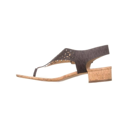 - Michael Michael Kors Womens London Thong Leather Open Toe Casual T-Strap Sand...