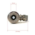 thumbnail image 3 of The ROP Shop 1/2" Steel Ball Valve with Hose Barb & Weldless Bulkhead for Horiznext 846468476, 3 of 6