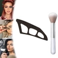 thumbnail image 2 of Eyeshadow Assistant Eyeshadow Tool Makeup Tool For Eyeshadow Eyeshadow Eyeliner Template For Women Eyeshadow Stencils For Women's Makeup Tools Including Makeup Brush, 2 of 9