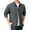 Grey, variant on Bcfgryg Mens Loose Cargo Shirt Outdoor Casual Pure Cotton Youth Shirt Fashion Solid Color Men's Linen Shirts Summer