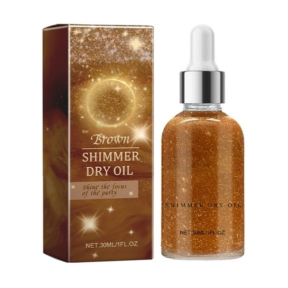 Clearance Sale! Kitecy Orphic Body Opphic Body Glitter Oil 30ml Orphic Dry Oil Glowing Body Dry Oil Body Lotion Glitter Body Oil Color Changing Glitter Oil under Lig, Body Shimmer Oil*1, Makeup