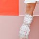 thumbnail image 4 of KAKOWELY 1Par White Lace Leg Warmers Con Detalles Delicados Para Combinar Con Vestimenta Lolita, 4 of 8