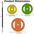 thumbnail image 2 of Adjustable Barbell Weight Set - Free Weight Training Equipment for Strength Building and Full Body Workouts, 2 of 6