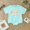 thumbnail image 2 of WEAIXIMIUNGChristmas Boys Girls Easter Short Sleeve Cartoon Rabbit Printed Pullover Romper Sweatshirt Bodysuits 6-12 Months, 2 of 6