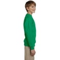 thumbnail image 4 of Hanes ComfortBlend EcoSmart Boy`s Crewneck Sweatshirt, XS, Kelly Green, 4 of 4