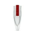 thumbnail image 6 of ANGARA Natural Channel-Set Square 1.32 ct Ruby and Diamond Half Eternity Band in 14K White Gold for Women (Size-2.5mm) | July Birthstone, Anniversary, Jewelry Gift for Women | Natural Ruby Ring, 6 of 12