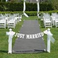 thumbnail image 4 of Ludlz Mr and Mrs Just Married Banner Burlap Wedding Bridal Shower Banner Rustic Bunting Garland for Wedding Party Wedding Hanging Paper Flags Garland Banners Bunting Decoration, 4 of 7